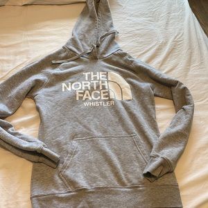 The Northface light gray hoodie